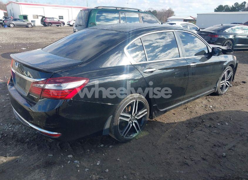 Photo 4 of 2016 Honda Accord SPORT (VIN 1HGCR2F54GA083780)