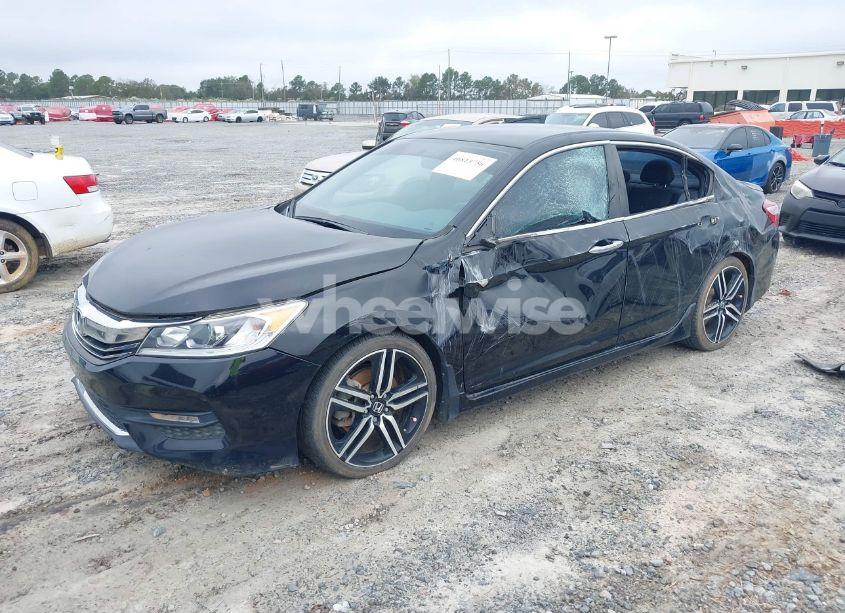 Photo 2 of 2016 Honda Accord SPORT (VIN 1HGCR2F54GA171406)