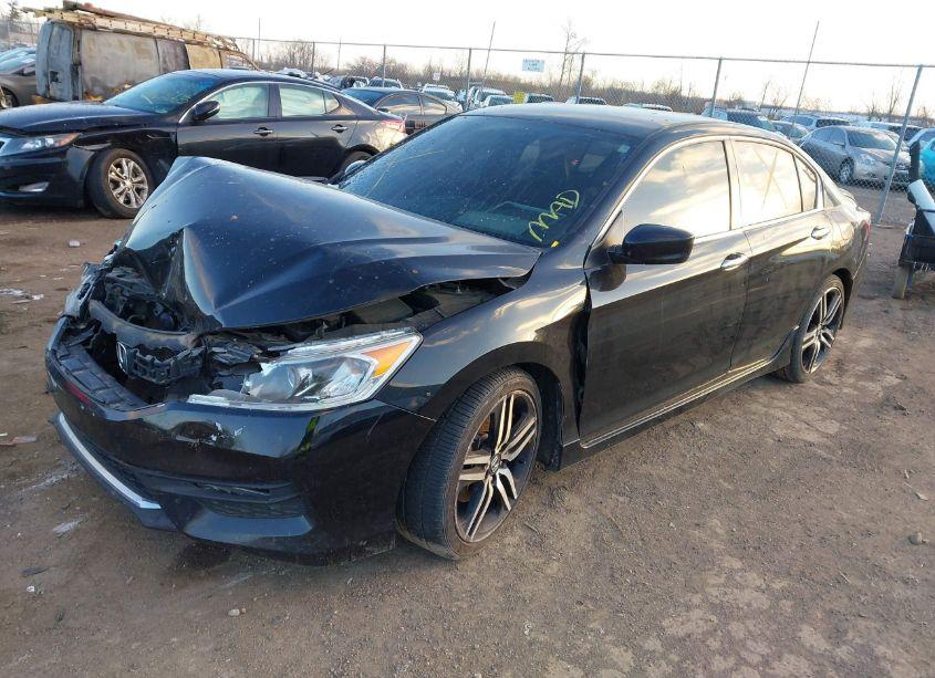 Photo 2 of 2016 Honda Accord SPORT (VIN 1HGCR2F54GA198377)