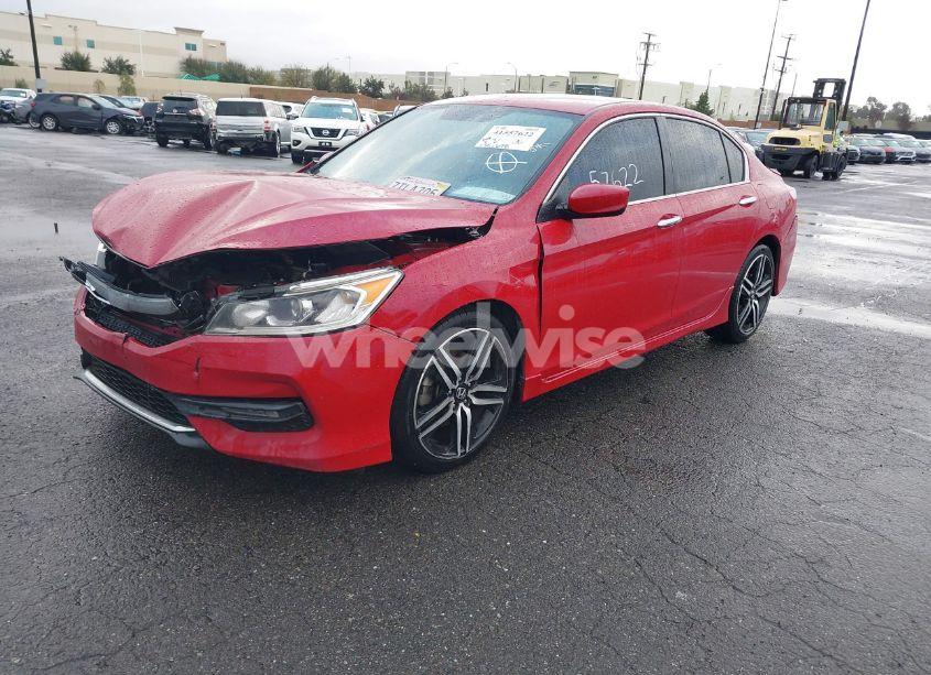 Photo 2 of 2016 Honda Accord SPORT (VIN 1HGCR2F54GA201813)