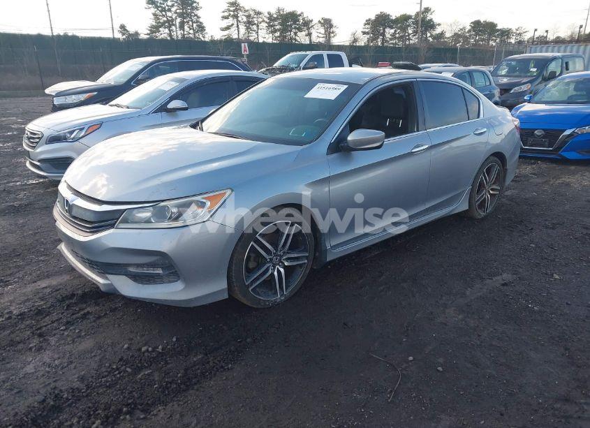 Photo 2 of 2017 Honda Accord SPORT (VIN 1HGCR2F54HA077883)
