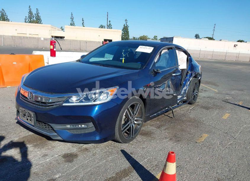 Photo 2 of 2017 Honda Accord SPORT (VIN 1HGCR2F54HA154980)