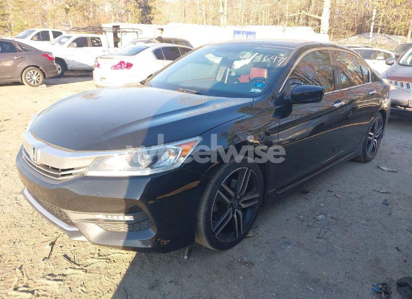 Photo 2 of 2017 Honda Accord SPORT (VIN 1HGCR2F54HA168569)