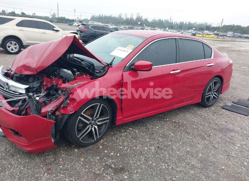 Photo 2 of 2017 Honda Accord SPORT (VIN 1HGCR2F54HA266498)