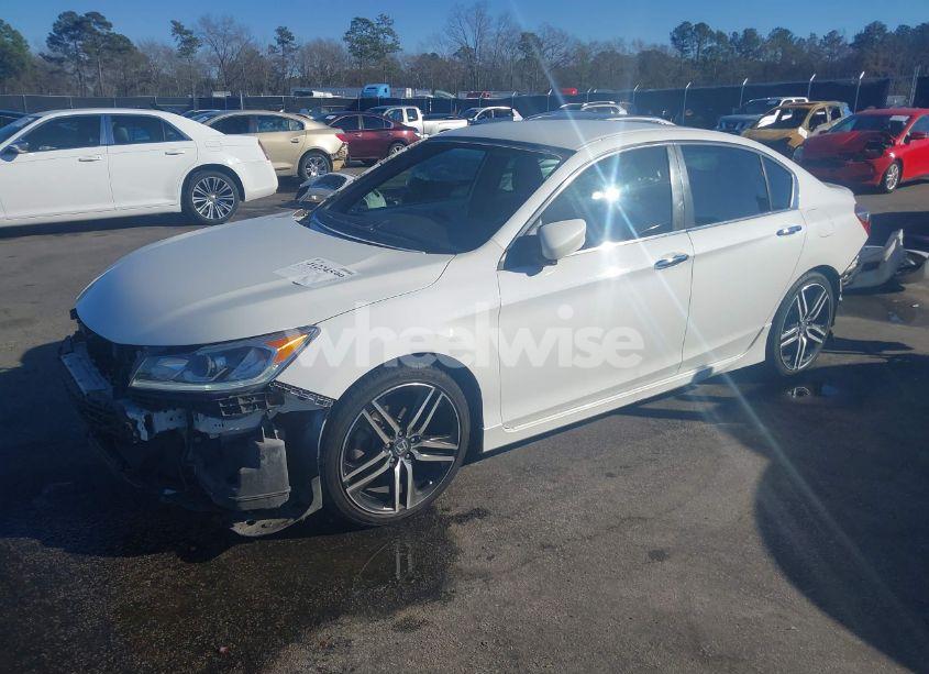 Photo 2 of 2017 Honda Accord SPORT (VIN 1HGCR2F54HA285519)