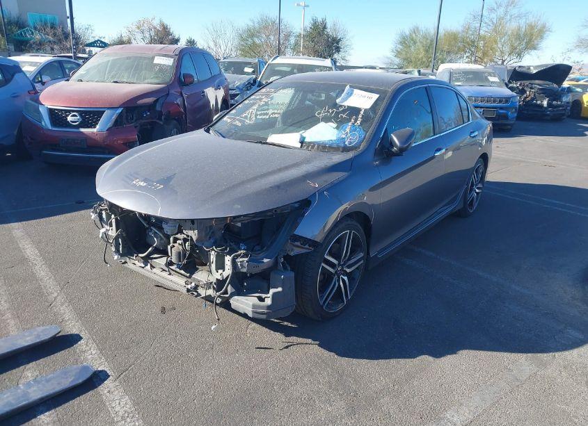 Photo 2 of 2016 Honda Accord SPORT (VIN 1HGCR2F55GA047287)