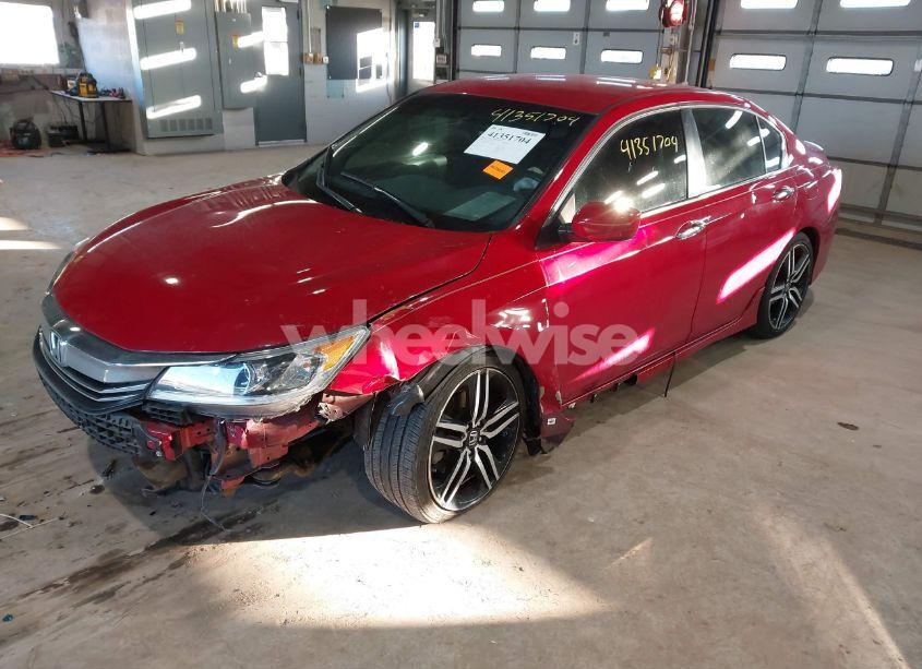 Photo 2 of 2016 Honda Accord SPORT (VIN 1HGCR2F55GA143999)