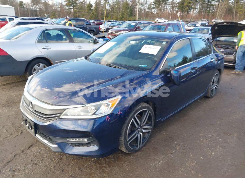 Photo 2 of 2016 Honda Accord SPORT (VIN 1HGCR2F55GA163217)