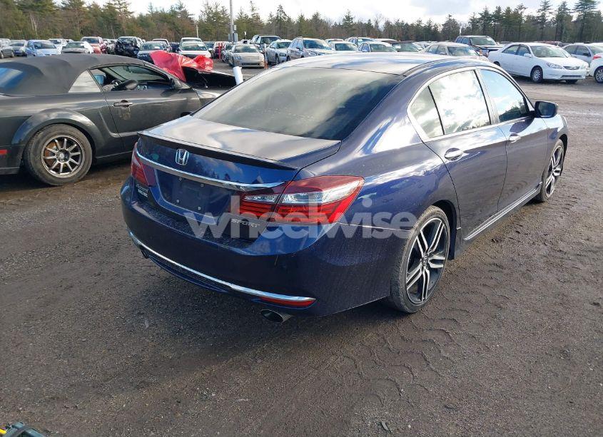 Photo 4 of 2016 Honda Accord SPORT (VIN 1HGCR2F55GA163217)