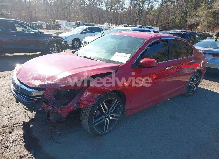 Photo 2 of 2017 Honda Accord SPORT (VIN 1HGCR2F55HA152249)