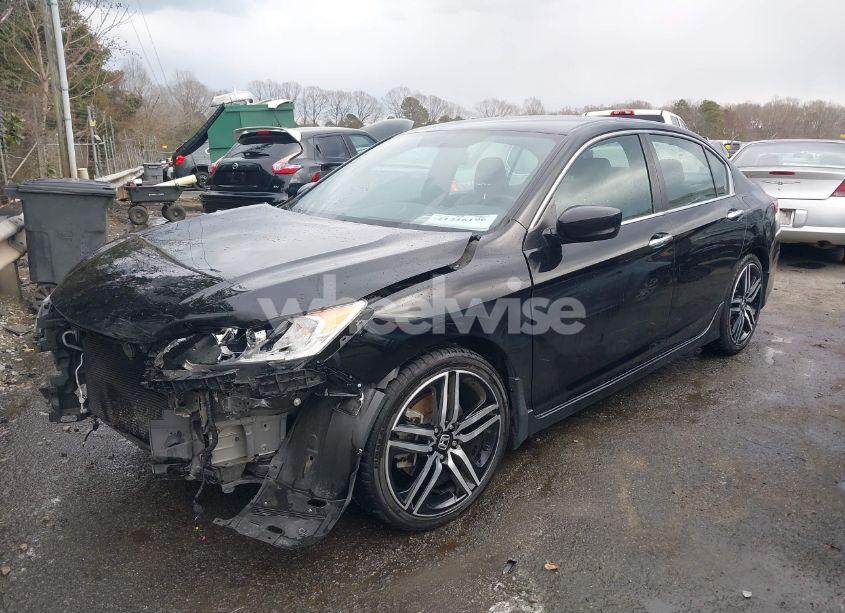 Photo 2 of 2017 Honda Accord SPORT (VIN 1HGCR2F55HA185512)