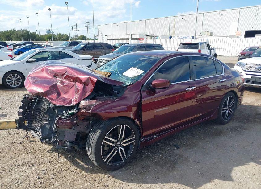 Photo 2 of 2016 Honda Accord SPORT (VIN 1HGCR2F56GA051428)