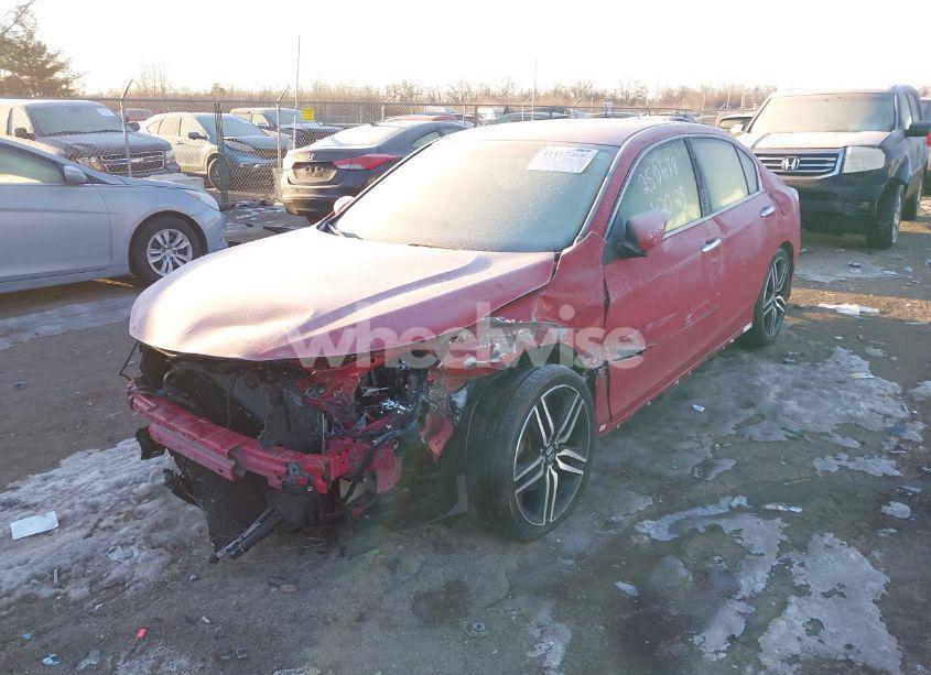 Photo 2 of 2016 Honda Accord SPORT (VIN 1HGCR2F56GA178406)