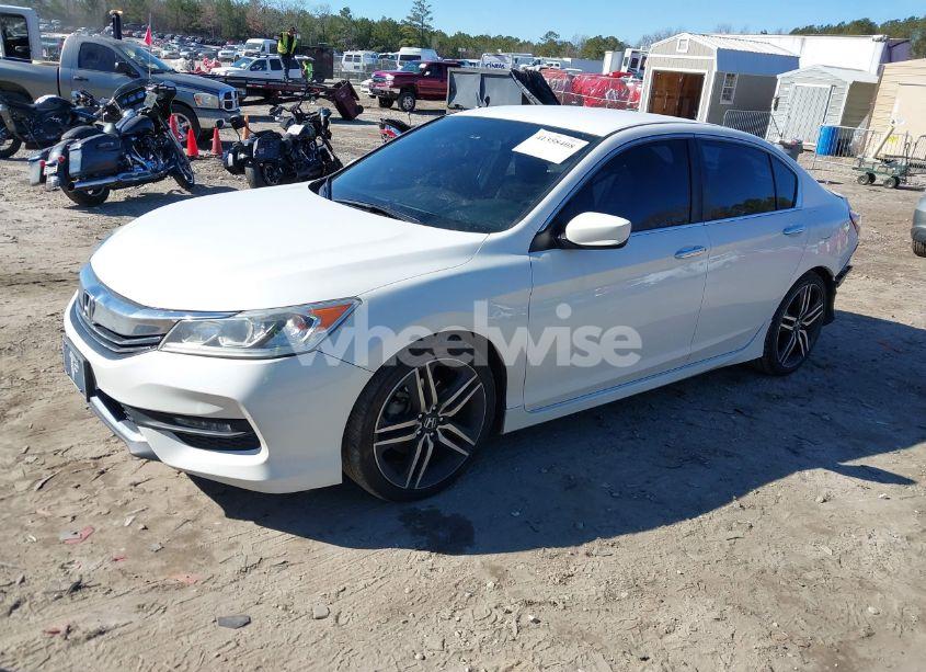 Photo 2 of 2016 Honda Accord SPORT (VIN 1HGCR2F56GA196887)
