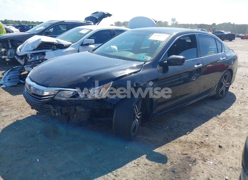 Photo 2 of 2017 Honda Accord SPORT (VIN 1HGCR2F56HA254689)