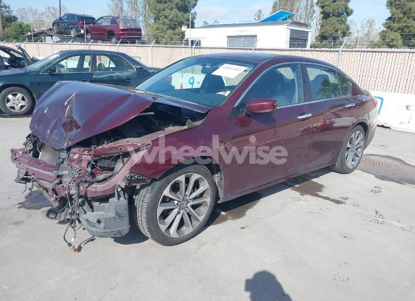 Photo 2 of 2014 Honda Accord SPORT (VIN 1HGCR2F57EA244460)