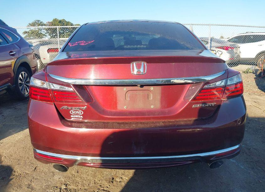 Photo 17 of 2016 Honda Accord SPORT (VIN 1HGCR2F57GA023170)