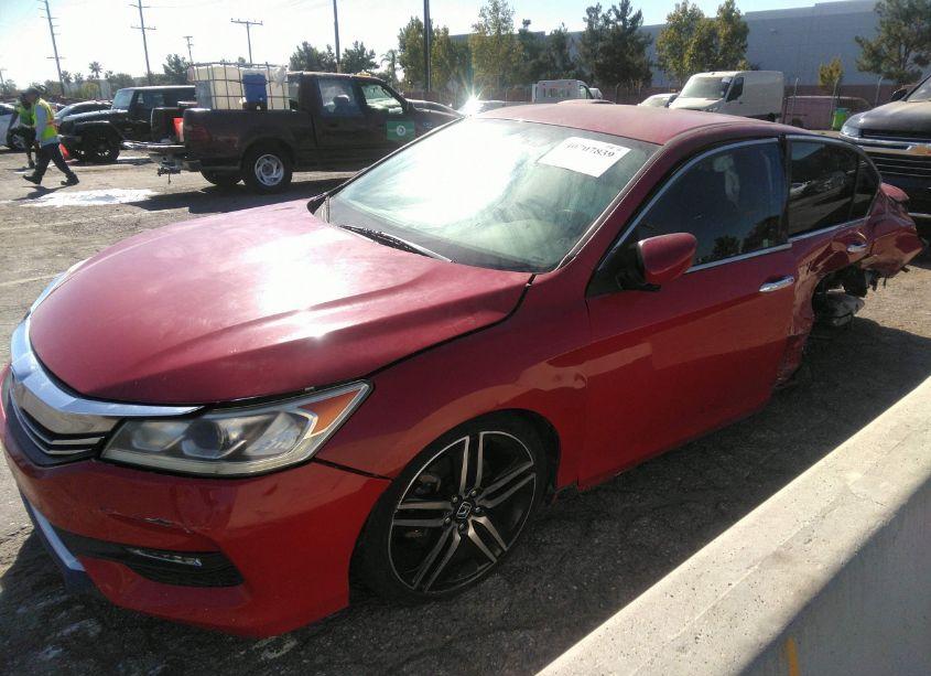 Photo 2 of 2016 Honda Accord SPORT (VIN 1HGCR2F57GA061207)