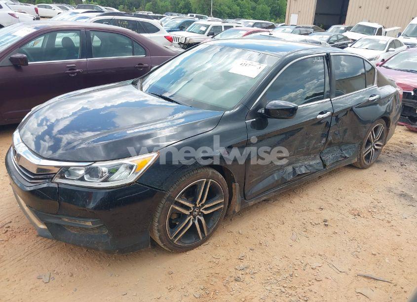 Photo 2 of 2016 Honda Accord SPORT (VIN 1HGCR2F57GA086379)