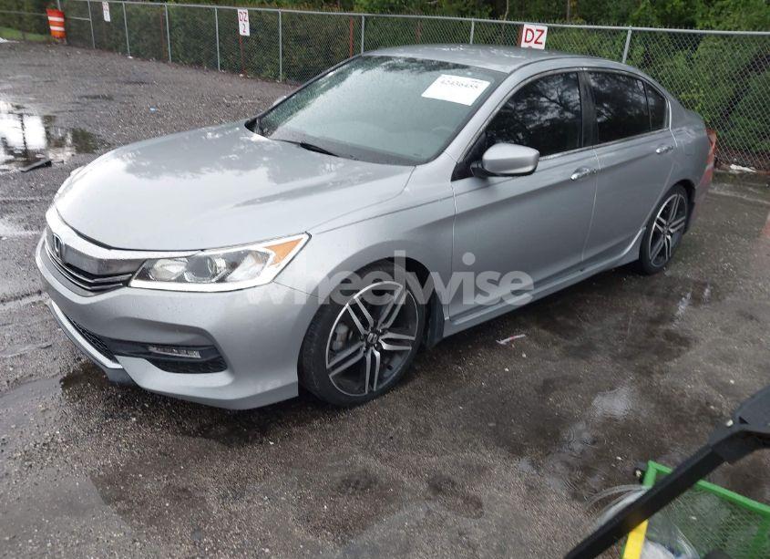 Photo 2 of 2016 Honda Accord SPORT (VIN 1HGCR2F57GA217522)