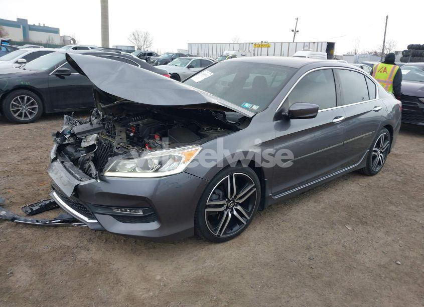 Photo 2 of 2017 Honda Accord SPORT (VIN 1HGCR2F57HA112447)