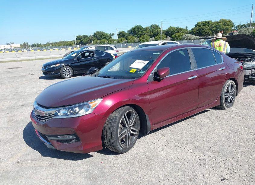 Photo 2 of 2017 Honda Accord SPORT (VIN 1HGCR2F57HA241482)
