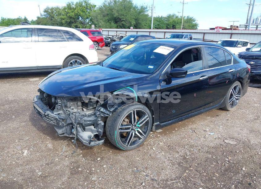 Photo 2 of 2016 Honda Accord SPORT (VIN 1HGCR2F58GA025560)