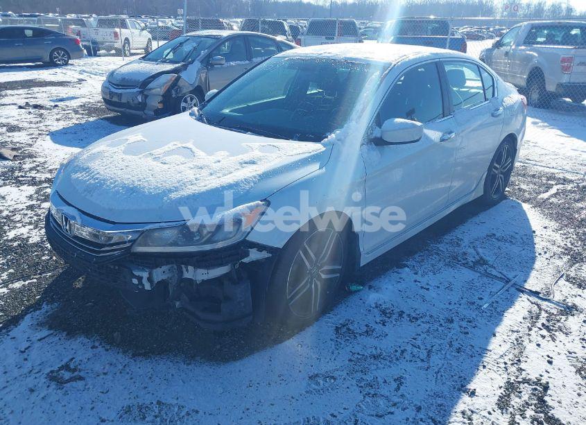 Photo 2 of 2016 Honda Accord SPORT (VIN 1HGCR2F58GA054458)