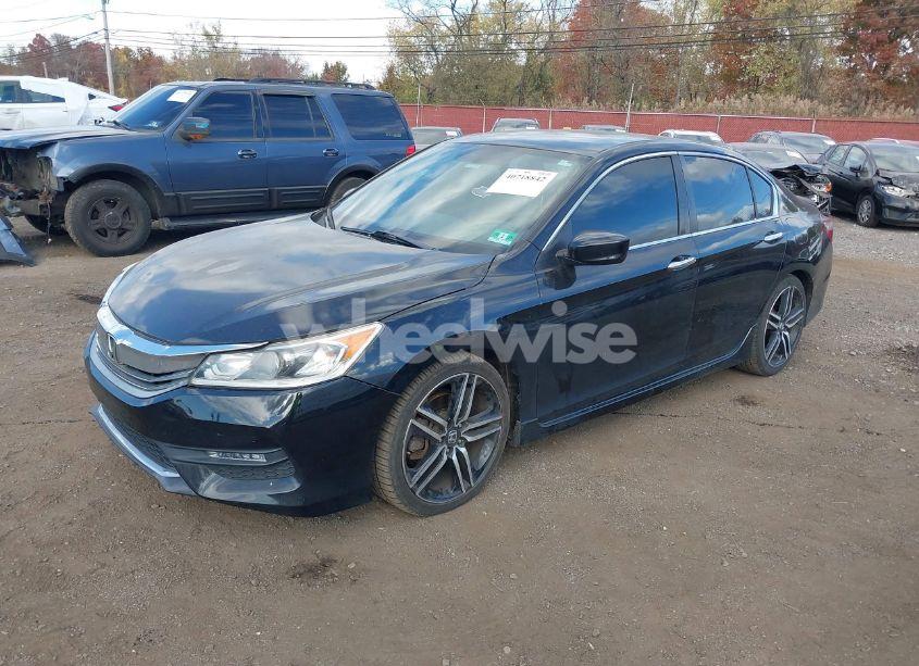 Photo 2 of 2016 Honda Accord SPORT (VIN 1HGCR2F58GA080381)