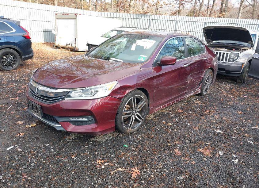Photo 2 of 2016 Honda Accord SPORT (VIN 1HGCR2F58GA101696)