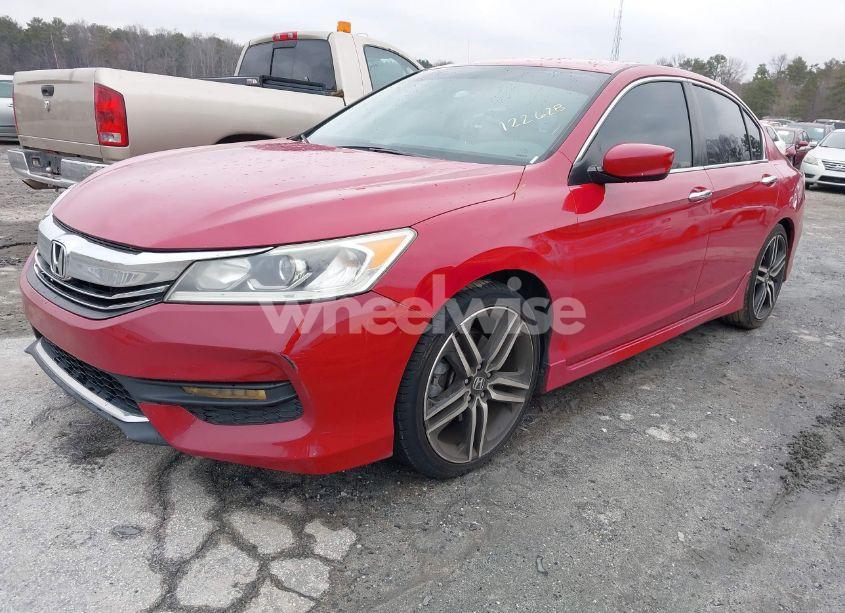 Photo 2 of 2016 Honda Accord SPORT (VIN 1HGCR2F58GA122628)