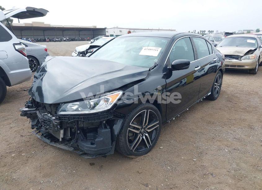 Photo 2 of 2017 Honda Accord SPORT (VIN 1HGCR2F58HA055448)