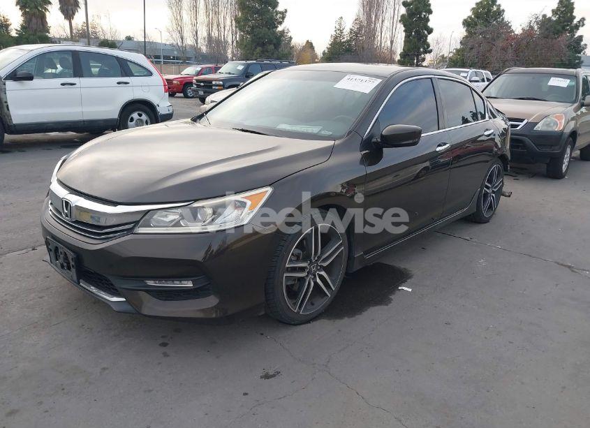 Photo 2 of 2017 Honda Accord SPORT (VIN 1HGCR2F58HA076557)