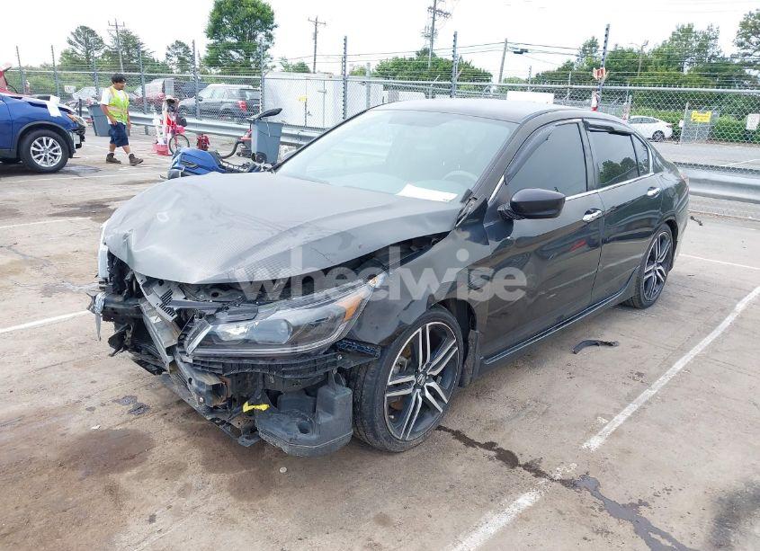 Photo 2 of 2017 Honda Accord SPORT (VIN 1HGCR2F58HA082701)