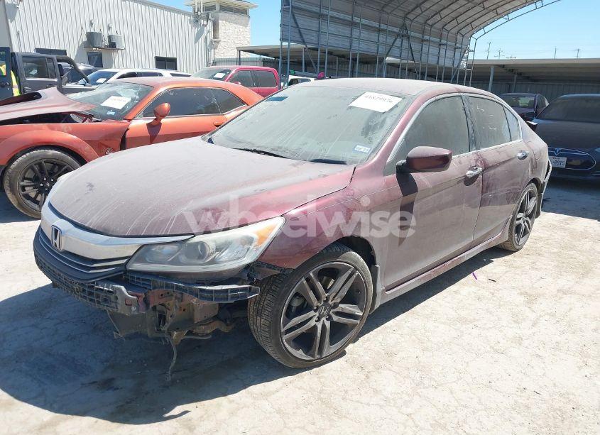 Photo 2 of 2017 Honda Accord SPORT (VIN 1HGCR2F59HA089012)