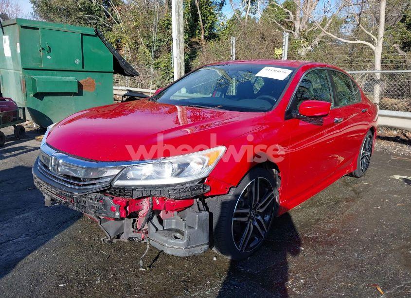 Photo 2 of 2017 Honda Accord SPORT (VIN 1HGCR2F59HA191569)