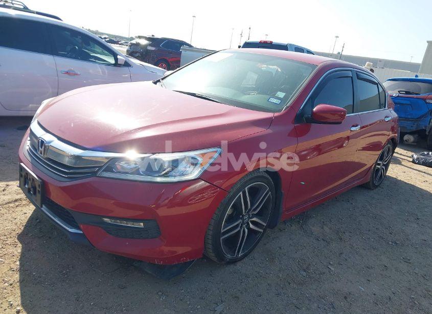 Photo 2 of 2016 Honda Accord SPORT (VIN 1HGCR2F5XGA038844)