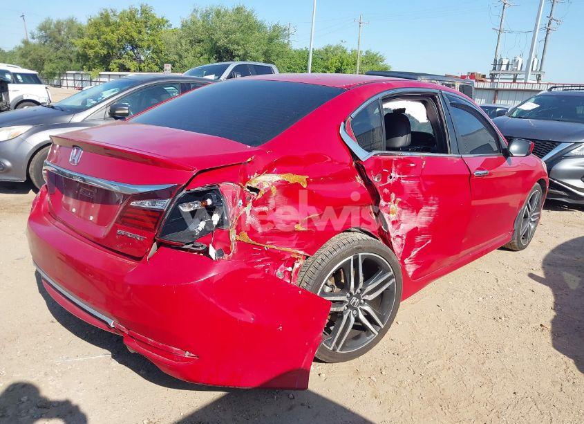 Photo 4 of 2016 Honda Accord SPORT (VIN 1HGCR2F5XGA038844)
