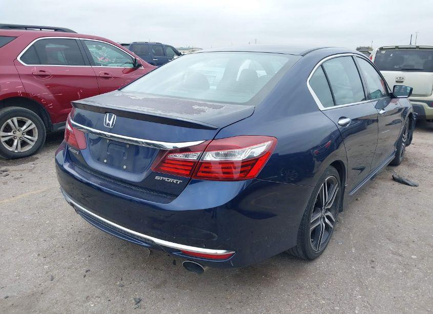 Photo 4 of 2016 Honda Accord SPORT (VIN 1HGCR2F5XGA055031)