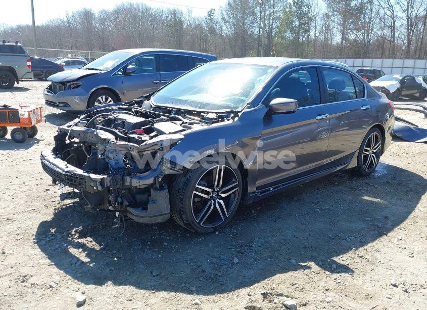 Photo 2 of 2016 Honda Accord SPORT (VIN 1HGCR2F5XGA076722)