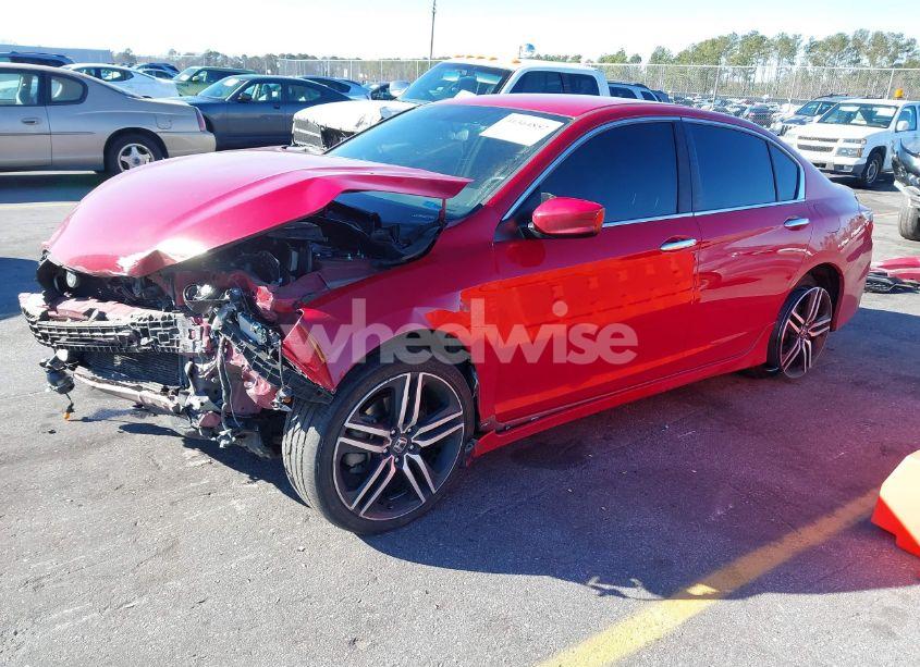 Photo 2 of 2017 Honda Accord SPORT (VIN 1HGCR2F5XHA272788)