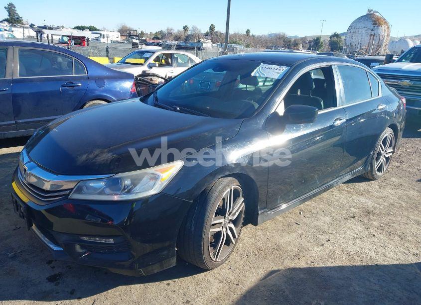 Photo 2 of 2016 Honda Accord SPORT (VIN 1HGCR2F64GA245755)
