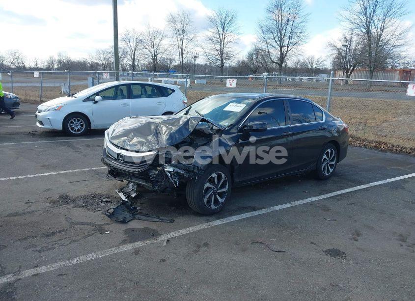 Photo 2 of 2017 Honda Accord EX-L (VIN 1HGCR2F80HA090303)