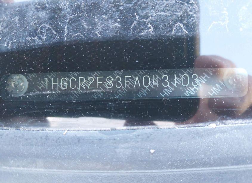 Photo 9 of 2015 Honda Accord EX-L (VIN 1HGCR2F83FA043103)