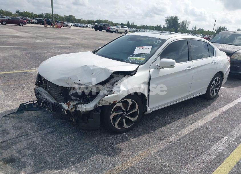 Photo 2 of 2017 Honda Accord EX-L (VIN 1HGCR2F91HA186000)