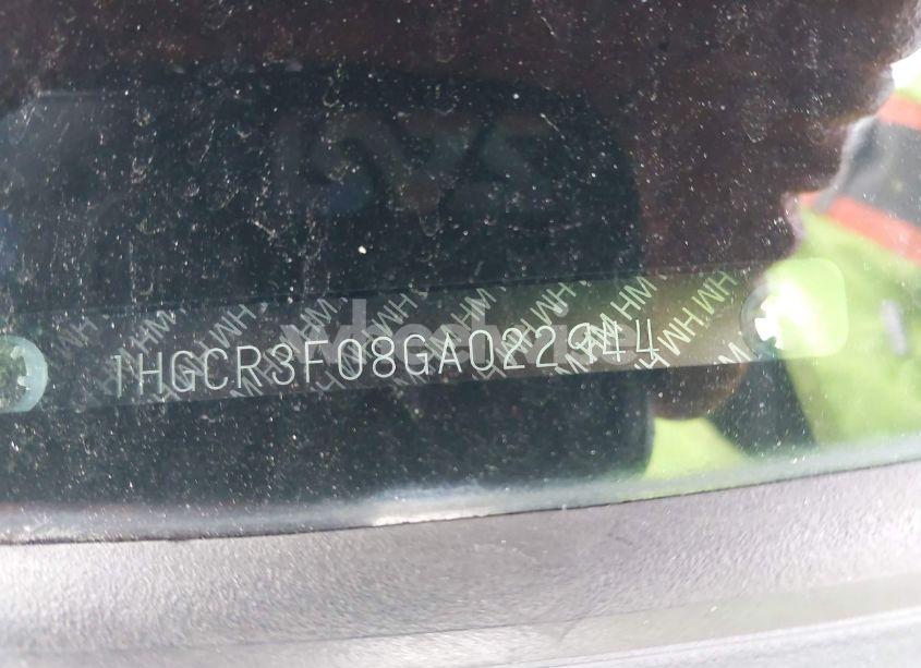 Photo 17 of 2016 Honda Accord EX-L (VIN 1HGCR3F08GA022944)