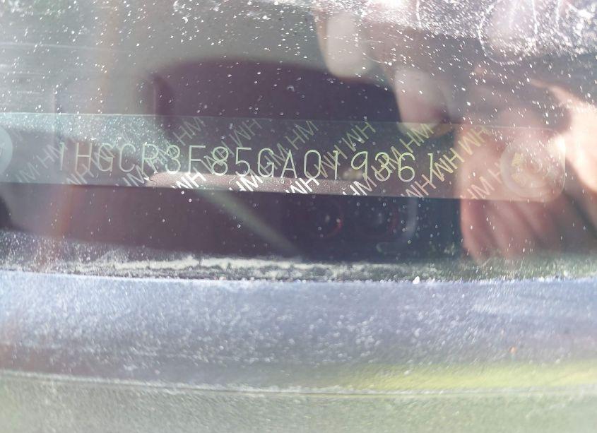 Photo 9 of 2016 Honda Accord EX-L V-6 (VIN 1HGCR3F85GA019361)