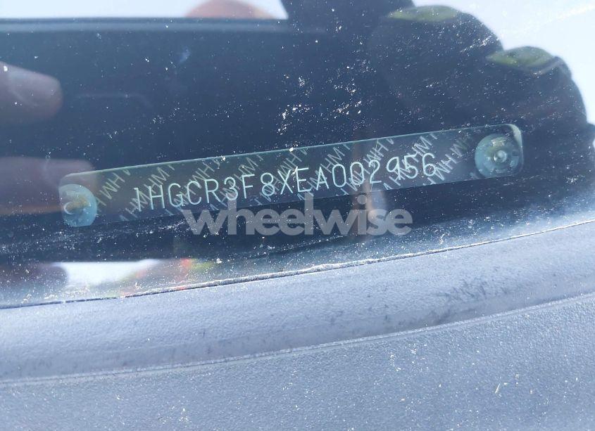 Photo 9 of 2014 Honda Accord EX-L V-6 (VIN 1HGCR3F8XEA002956)