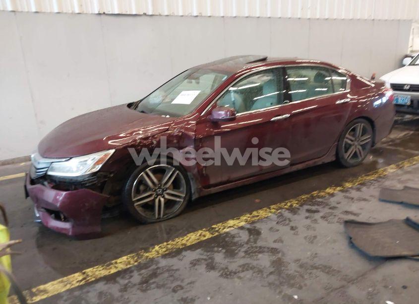 Photo 2 of 2017 Honda Accord TOURING V6 (VIN 1HGCR3F91HA024762)