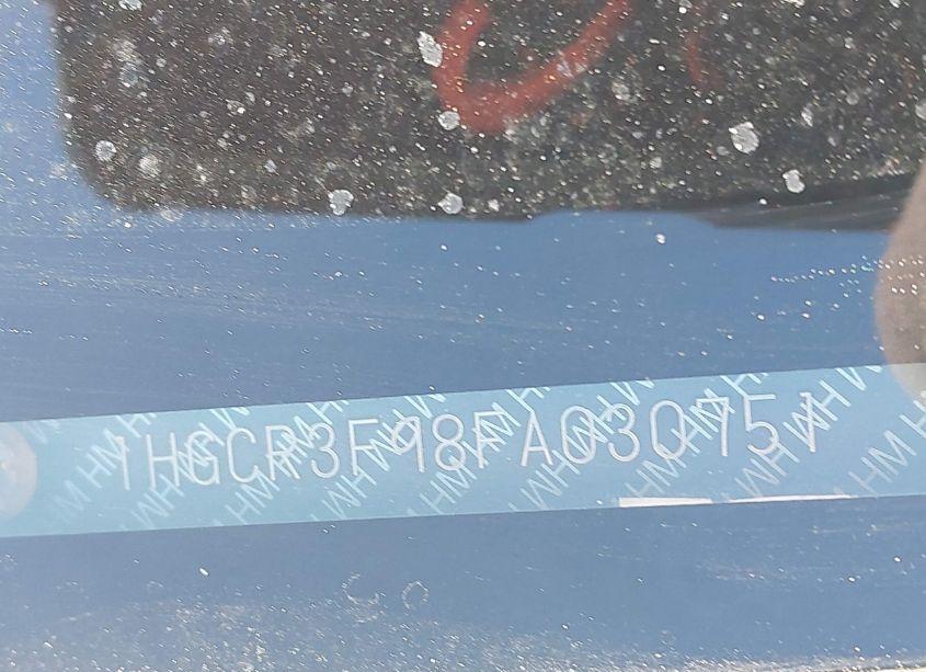 Photo 17 of 2015 Honda Accord TOURING (VIN 1HGCR3F98FA030751)